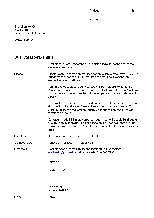 Asiakirjan Tekeminen Ameballa On Helppoa 