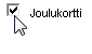 Joulukorttien lähetys, vaihe 1, merkitse vastaanottajat
