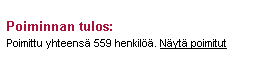 Joulukorttien lähetys, vaihe 2, vastaanottajat poimittu